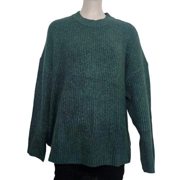 American Eagle Outfitters Sweaters - American Eagle Sweater Womens Sz M Green Stretchy Slouchy Comfy NWT